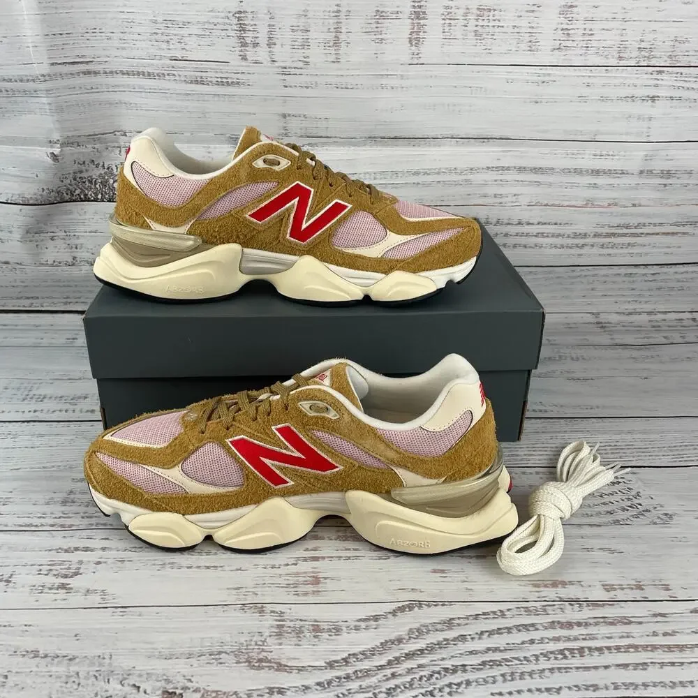 New Balance 9060 Mens US 12 D Lifestyle Sneakers Beige Pink